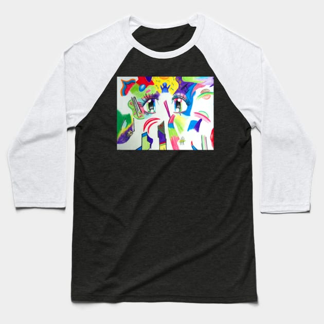 Compoze the Eyez Baseball T-Shirt by MuseMints